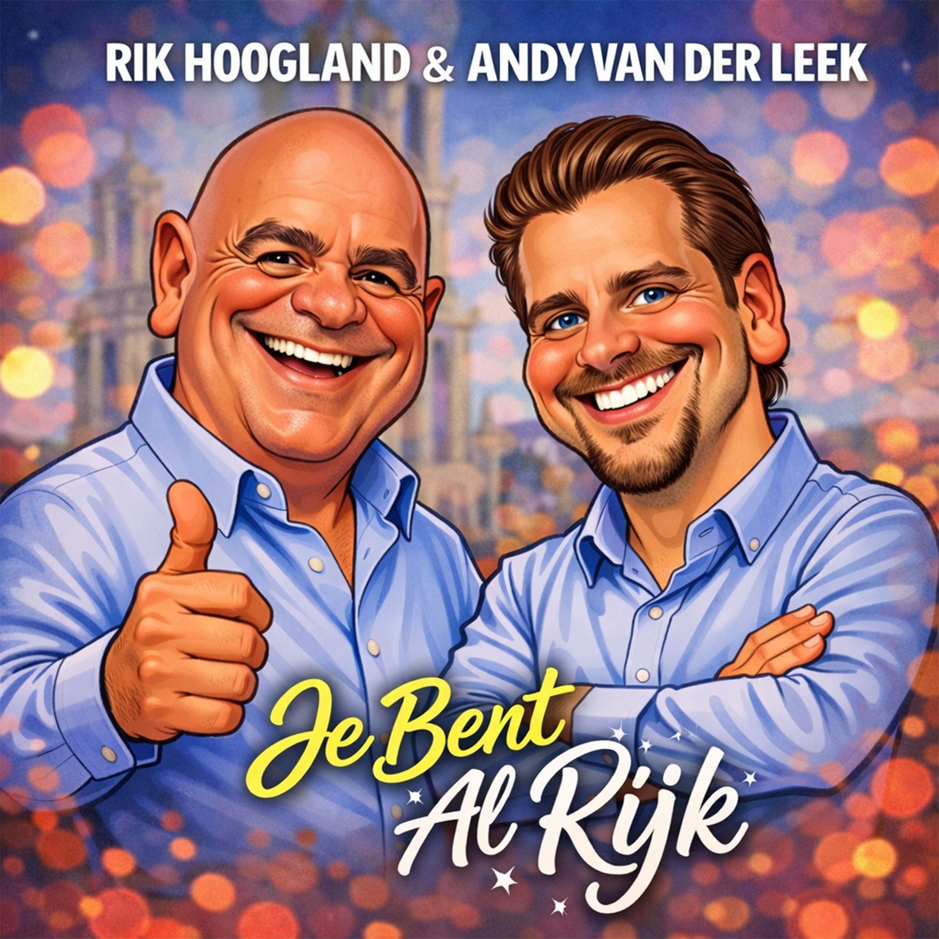 Rik Hoogland en Andy van der Leek slaan   brug tussen generaties met nieuwe single.   Releasedatum; 27 Februari 2026  De Nederlandse muziekwereld krijgt er een bijzondere samenwerking bij.   Rasartiest Rik Hoogland en Volkszanger Andy van der Leek bundelen hun krachten in  de nieuwe single “Je Bent Al Rijk” een warm en oprecht lied over wat échte rijkdom  betekent.  Waar rijkdom vaak wordt gemeten in geld en bezit, laat “Je Bent Al Rijk” juist de  andere kant zien. Het nummer vertelt het verhaal dat je pas echt rijk bent wanneer je  wordt omringd door liefde, familie en de mensen die er voor je zijn. Een herkenbare en  emotionele boodschap die recht uit het hart komt.  De samenwerking tussen Andy en Rik is er één tussen jong en oud.   Rik Hoogland, een ervaren veteraan in het vak, brengt zijn jarenlange muzikaliteit en  gevoel in het nummer. Andy van der Leek, die hard werkt om zijn carrière naar een  serieuze en professionele hoogte te tillen, laat met deze release opnieuw zien dat hij  groeit als artiest en klaar is voor de volgende stap.  Samen vormen zij een krachtige combinatie van ervaring, passie en nieuwe energie.   “Je Bent Al Rijk” is niet alleen een lied, maar een boodschap, geluk zit niet in je  portemonnee, maar in de mensen om je heen.